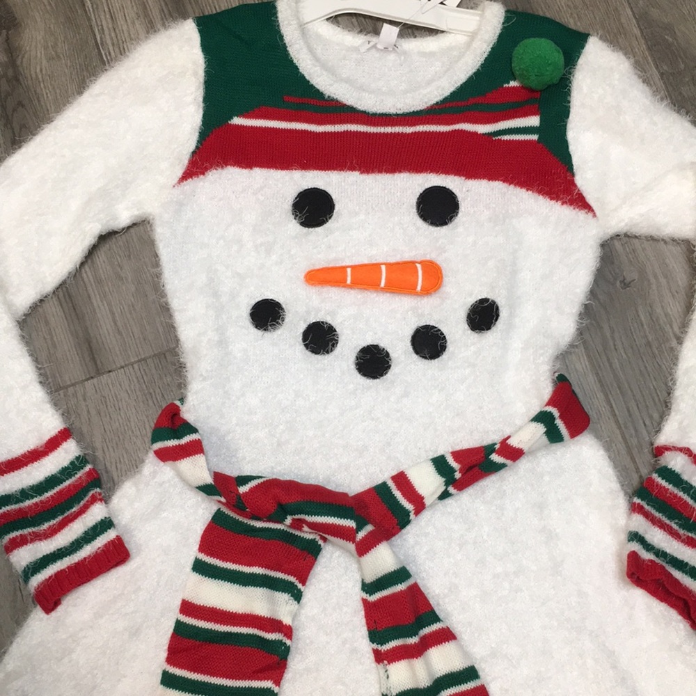 SOLD OUT! ⚡️🆕 NWT ugly Christmas sweater dress snowman - Picture 6 of 12